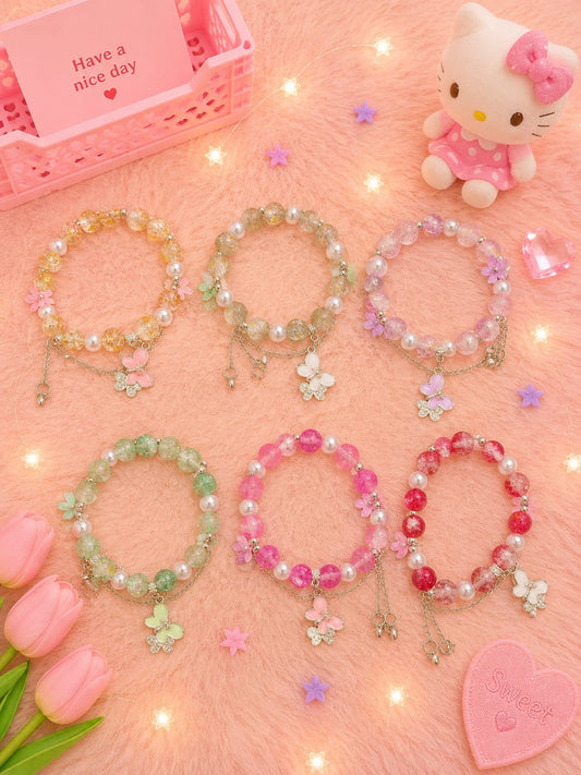 Korean charms bracelet ( pack of 12)