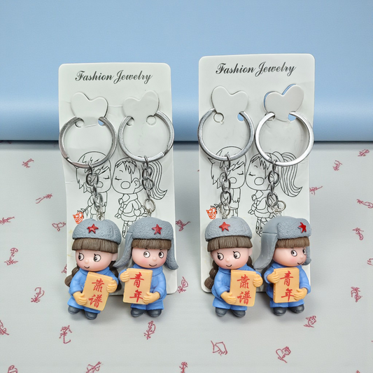 Cute couple keychain (pack of 6 pair)