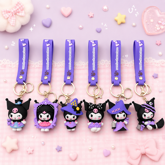 Pvc rubber Keychain ( pack of 12)