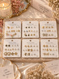 Korean studs combo ( pack of 12 cards)