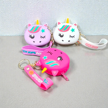 Silicon pouches keychain (pack of 6)