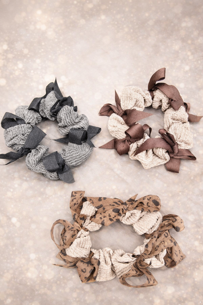 Korean handmade scrunchies ( pack of 10)