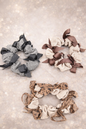 Korean handmade scrunchies ( pack of 10)