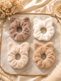 Korean hello kitty cut scrunchies ( pack of 12)
