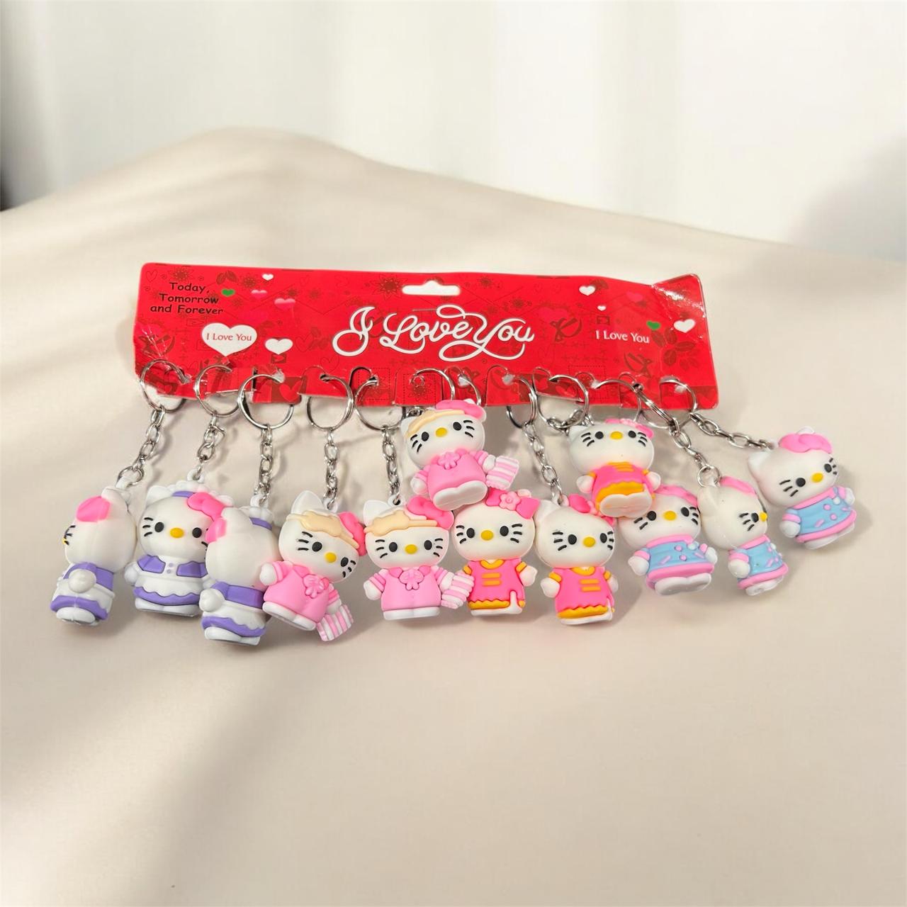 Cute Cartoon Keychains( pack of 12)