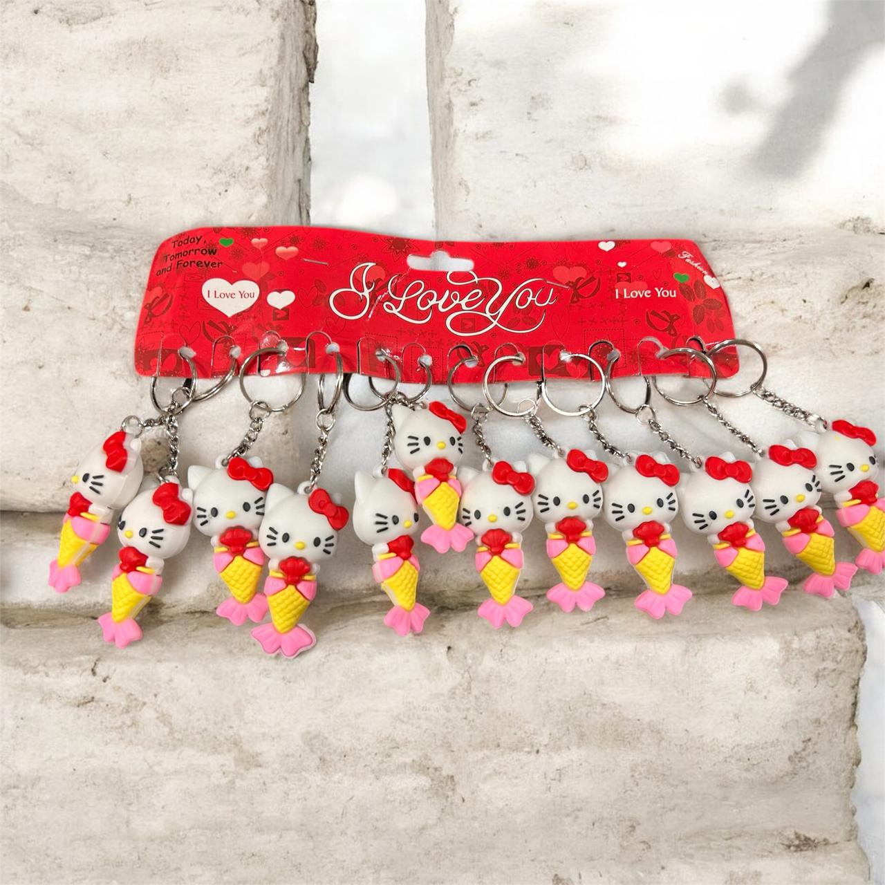 Cute Cartoon Keychains( pack of 12)