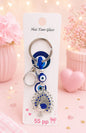 Evil eye luxury keychain ( pack of 6)