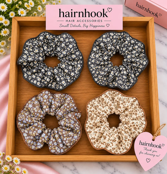 Premium korean high end scrunchies (pack of 10 pieces)