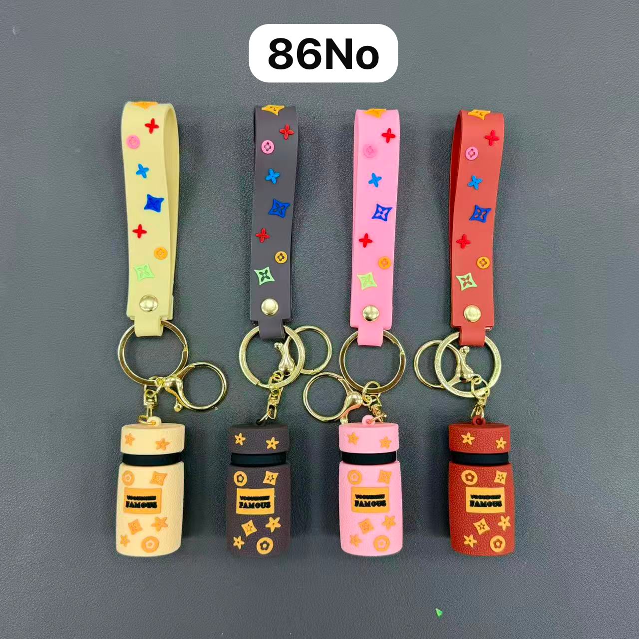 Pvc Rubber keychain ( pack of 12 )