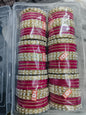 Premium karwachauth metal churi (pack of 6 set)