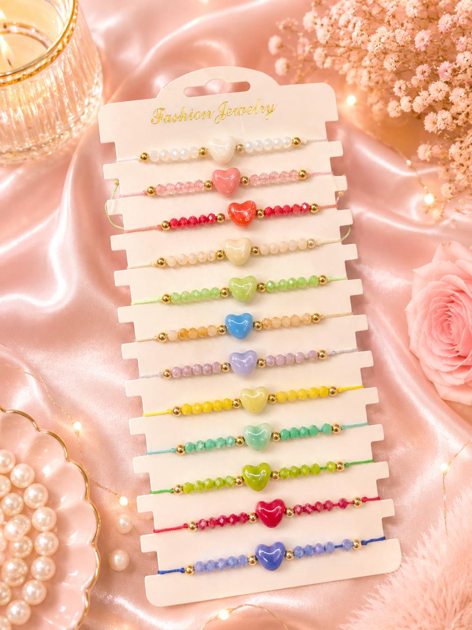 Cute kawai friendship band ( pack of 12)