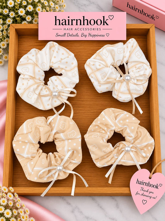 Premium korean high end scrunchies (pack of 10 pieces)