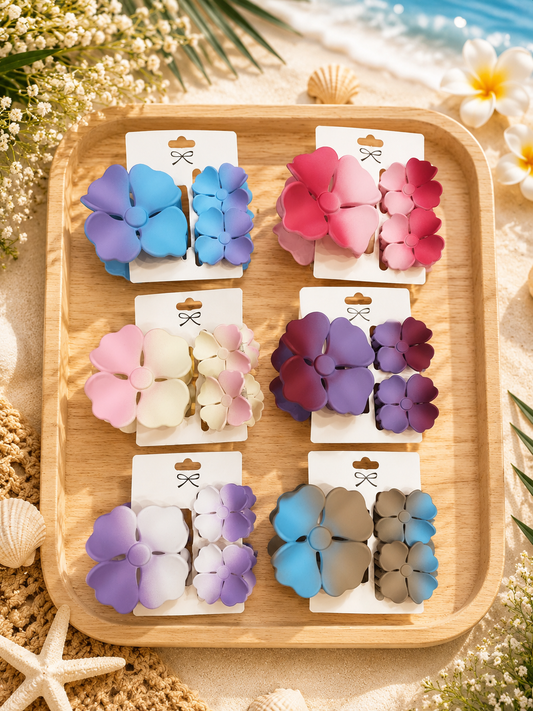 Korean trending combo clutchers ( pack of 12 sets)