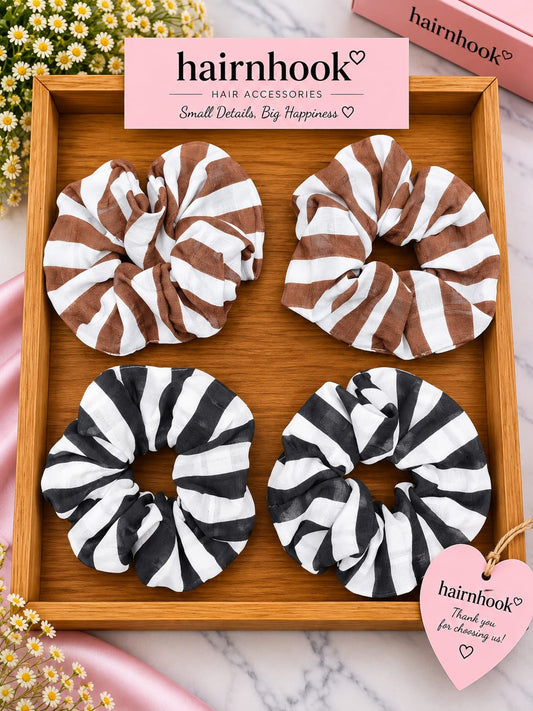 Premium korean high end scrunchies (pack of 10 pieces)