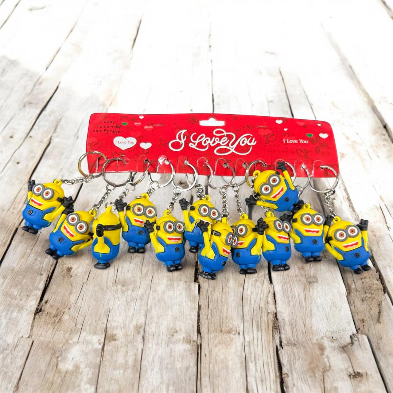 Cute Cartoon Keychains( pack of 12)