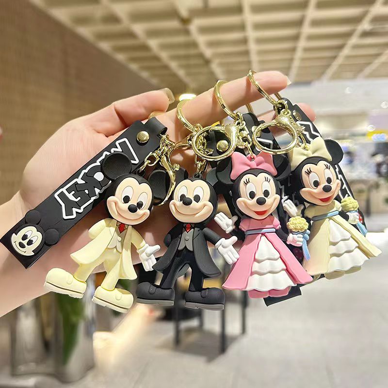 Cartoon Silicone Keychains for Kids(pack of 12)