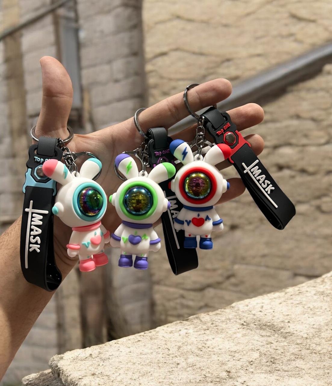 PVC silicon keychain 1st quality ( pack of 12)