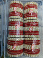 Premium karwachauth metal churi (pack of 6 set)