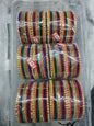 Premium karwachauth metal churi (pack of 6 set)