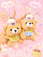 Cute plushies keychain ( pack of 6)
