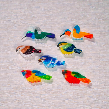 Acrylic clutchers premium quality ( pack of 12)